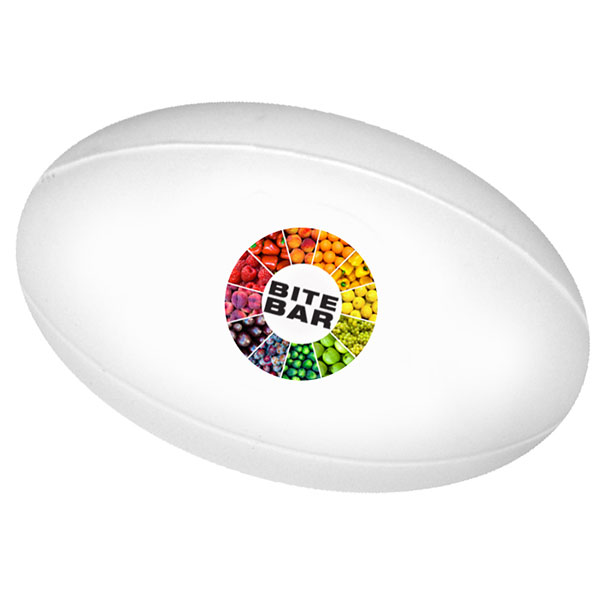 Rugby Ball Stress Ball - Full Colour