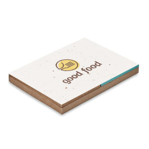 Seeded Soft Cover Adhesive Note Set